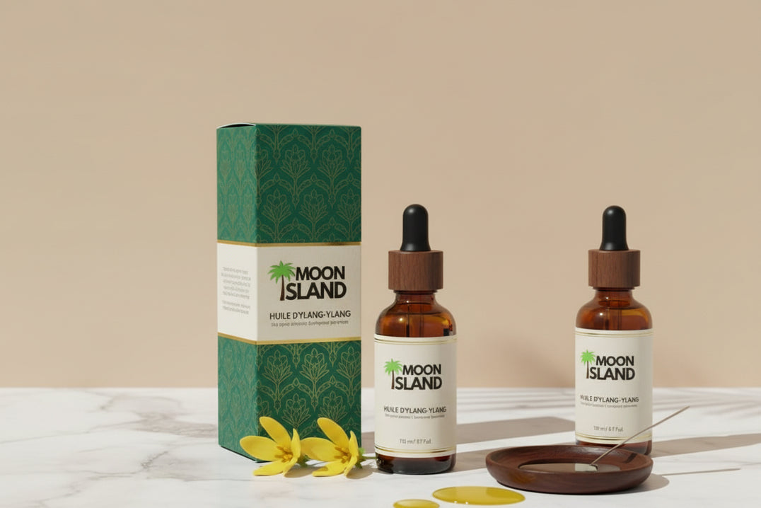 Huile essentielle d'ylang-ylang des Comores, Moon Island