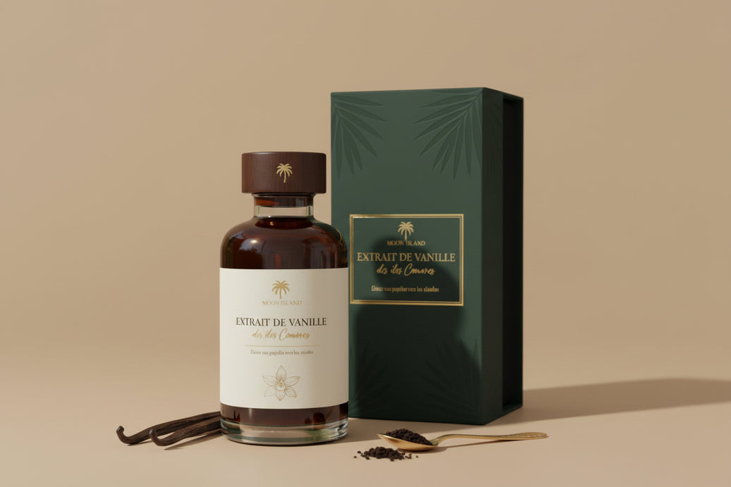 EXTRAIT DE VANILLE BOURBON NOIRE AVEC GRAINES